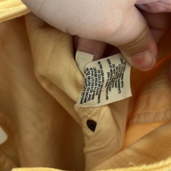 Ulla Johnson  Milo Jean in Wheat Tie Dye Wide Leg Button Front High Waist Trouse - Picture 7 of 12